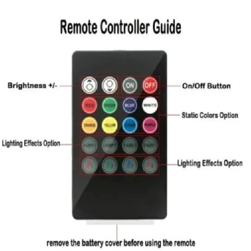 Car Atmosphere Light With Remote Car Interior Ambient Lights Mood Lights RGB - image 3