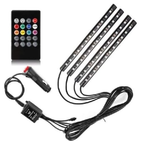 Car Atmosphere Light With Remote Car Interior Ambient Lights Mood Lights RGB - image 4
