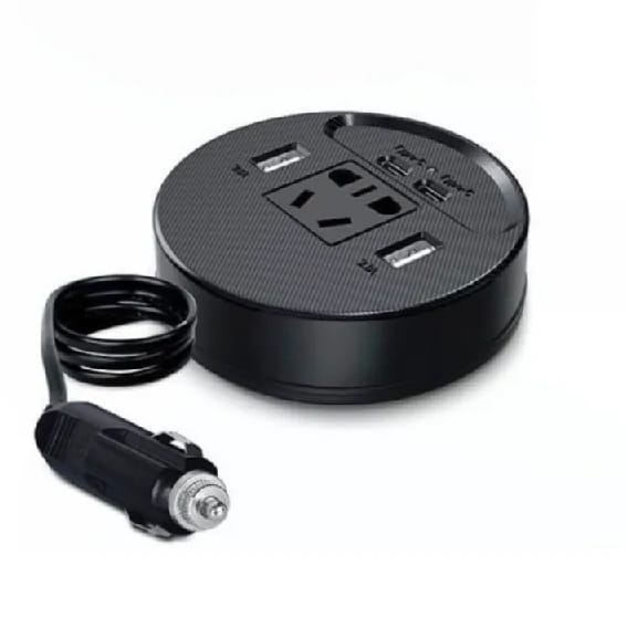 Car Inverter 150W High Power 2 3.1A USB 2 Type-C 220V Two-In-One Socket Car Inverter - image 1