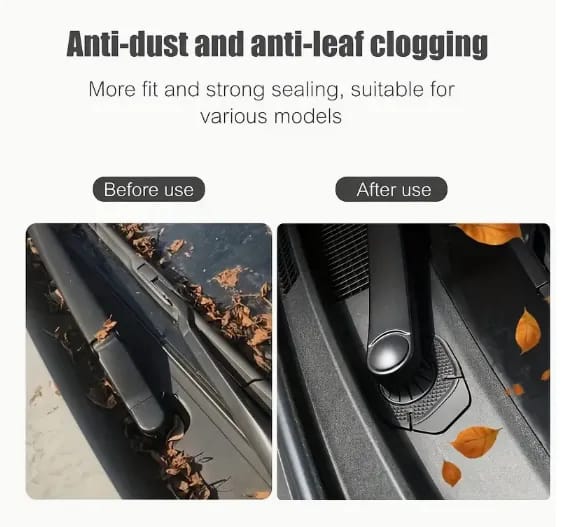 Car Windshield Wiper Arm Hole Protection Cover - 2pcs Universal - image 2