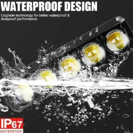 5 Projector Lens Led Auxiliary Fog Light With 3 Color Mode (White / Yellow / Flasher) - image 5