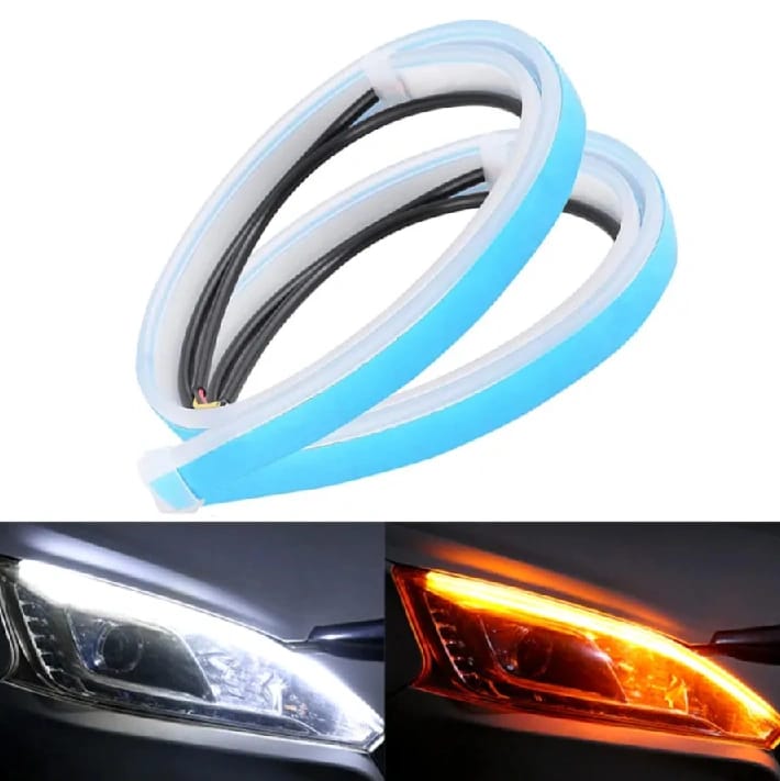 Car Drl LED Light With Side Light Indicator - image 1