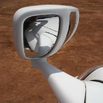 Car Bonnet Mirror Color: White - image 2