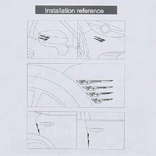 3R Pack Of 8 Anti-Crash Strips For Collision Protection And Stylish Design - image 2