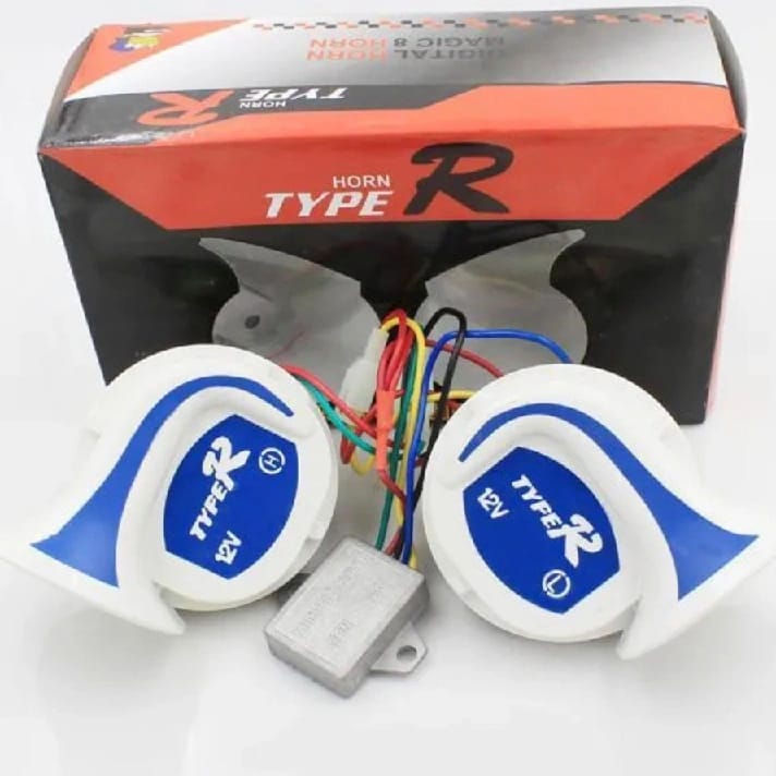 TYPE R Digital Snail Magic Horn - 12V 18 Sounds