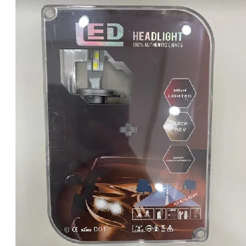 LED Headlight (120 Watt Power) For Car (Type - H4) - image 1