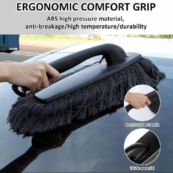 Car Duster | Waxed Coated Duster With Soft Cotton Thread - image 4