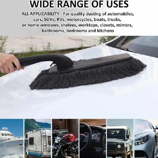 Car Duster | Waxed Coated Duster With Soft Cotton Thread - image 5