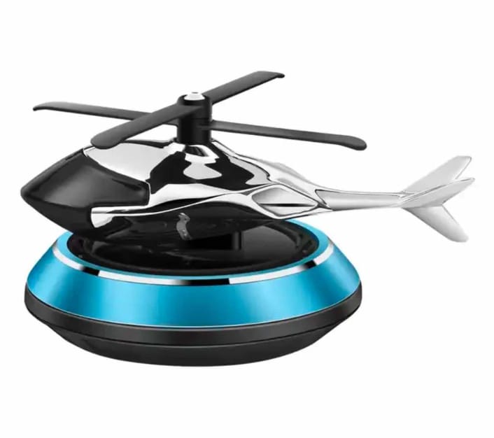 Helicopter Solar Car Air Freshener For Car Dashboard With Pleasant Fragrance - image 4