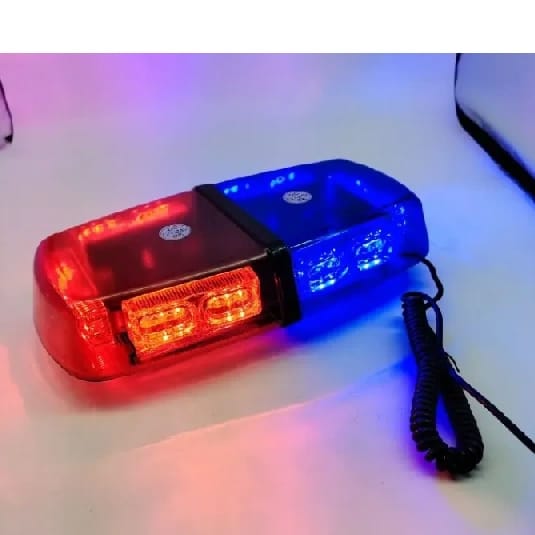 LED Revolving Bar Light / Siren Light Red Blue - image 2
