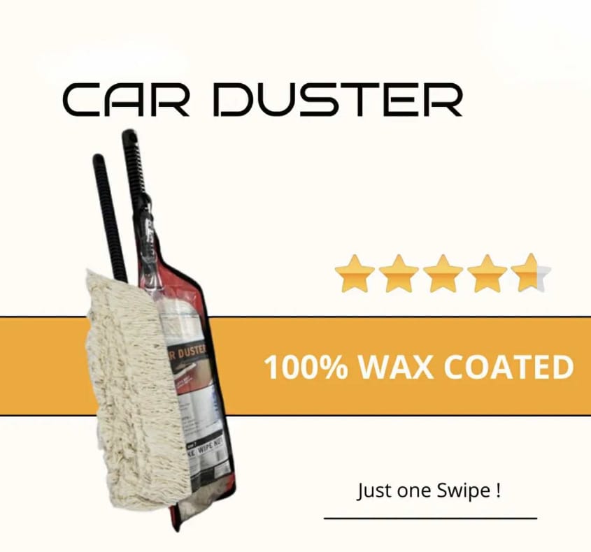 Car Duster | Wax Coated Car Duster For Gentle & Effective Cleaning - image 2