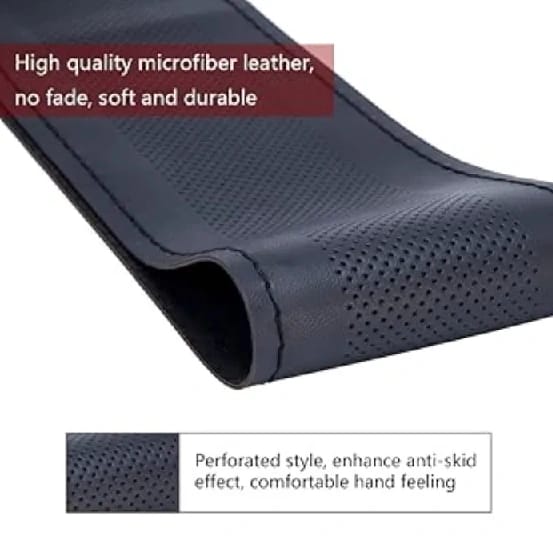 Steering Cover PU Leather Black - image 2