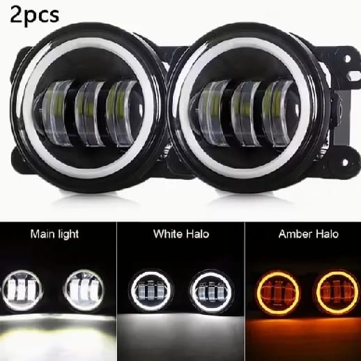 Universal 3 In 1 Car Fog Light With DRL And Side Light Fog Light - image 4