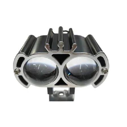 Aluminium Body SSLG 2 Projector Lens Powerful LED Fog Light With 3 Color Mode (White / Yellow / Flasher) - image 2