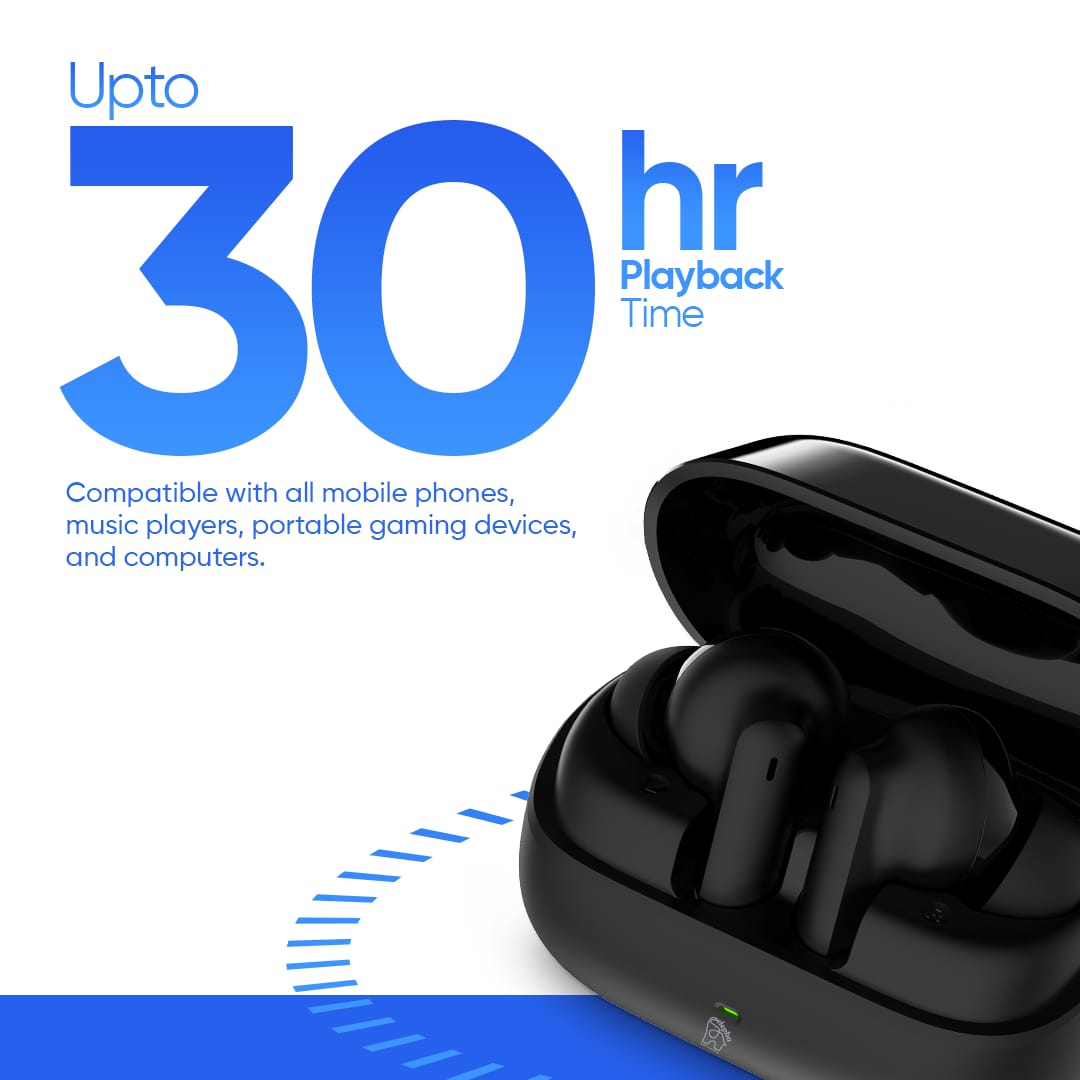 Elephu Class 25 Earbuds | In Ear Elegant Buds | Thumping Bass Technology | Hi-Fi Audio| Premium| Smooth Touch Controls | Bluetooth 5.4 | 1 Year Warranty | 10 Mm Copper Driver | IPX4 Sweat And Splash Resistant | Silicon Mics| - image 5