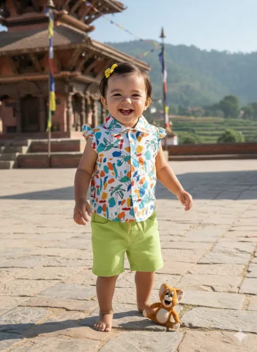 J.Fisher Shorts and Shirt Combo For Kids - image 1