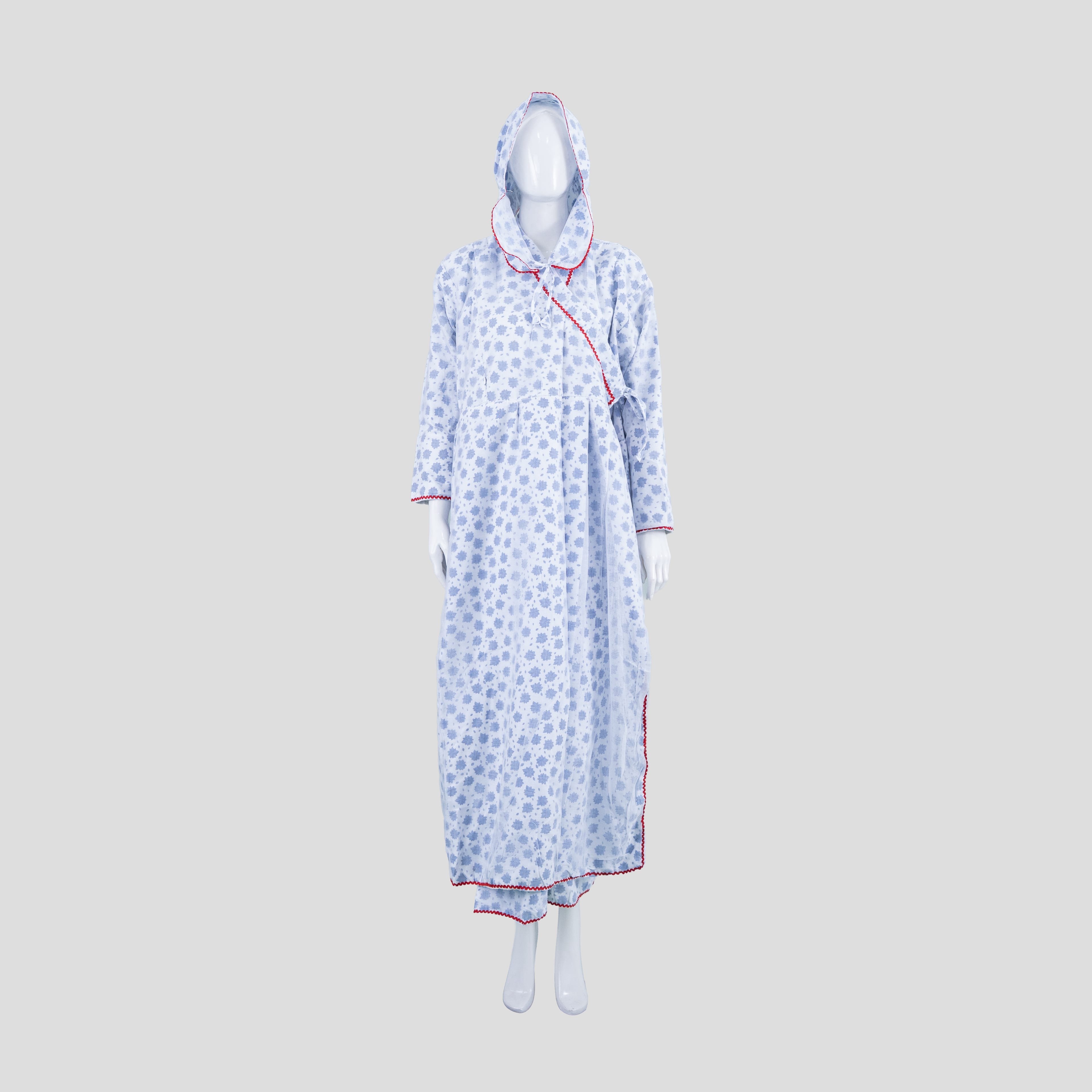 Chhunumunukids Matching Muslin Maternity Gown And Baby Bhoto Set - image 2
