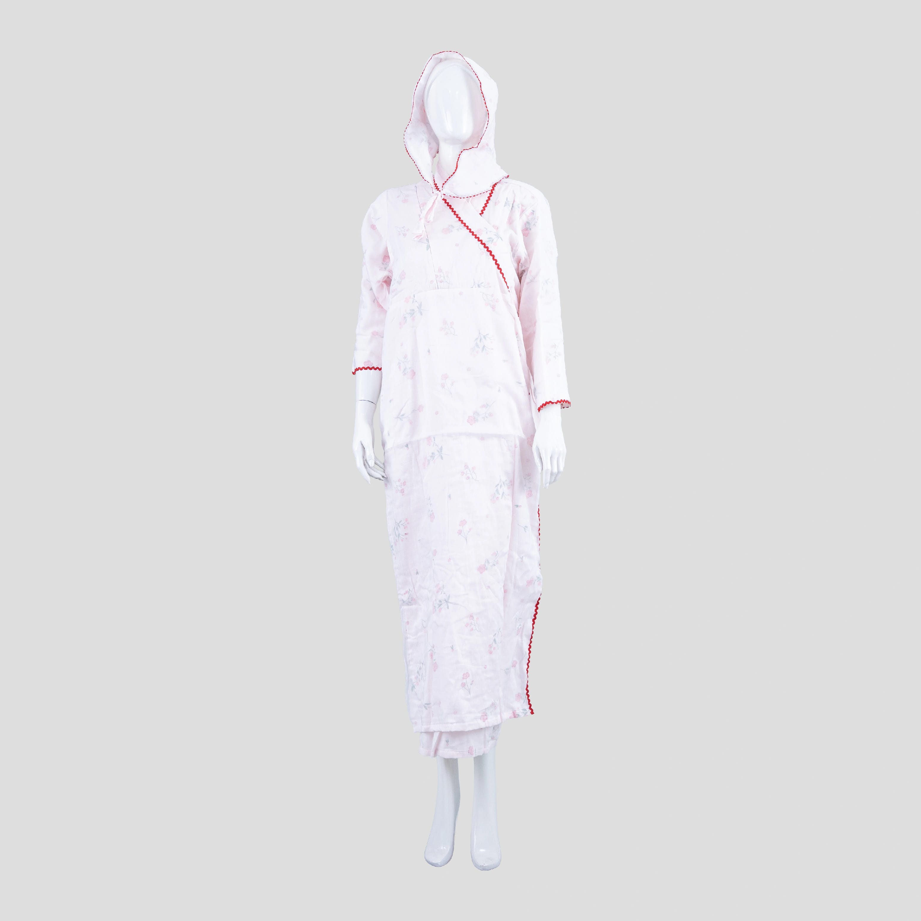 Chhunumunukids Matching Muslin Maternity Gown And Baby Bhoto Set - image 3