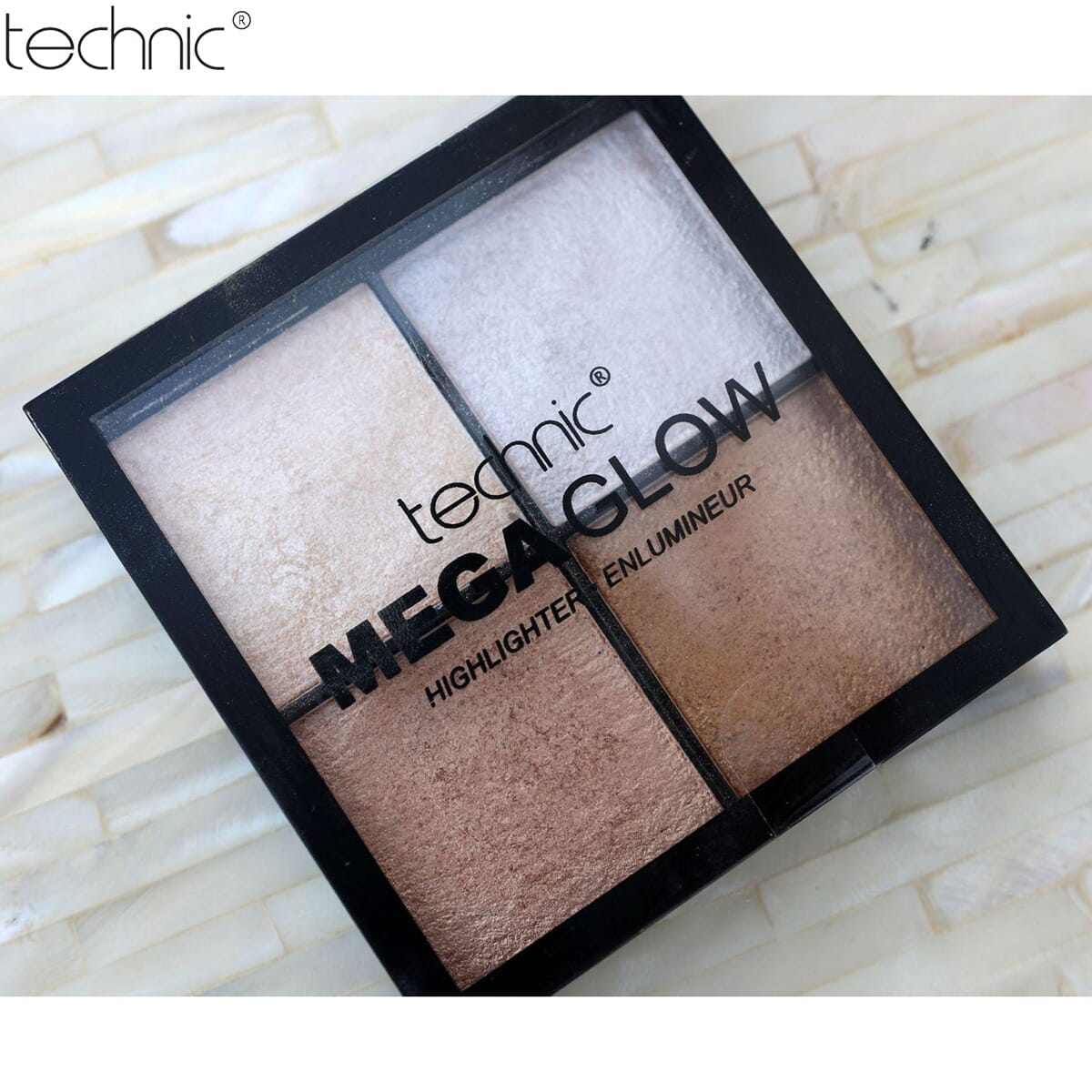 Technic Mega Glow Highlighter Palette Makeup Cosmetics - image 2