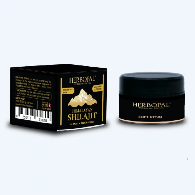 Herbopal Shilajit Nepal | 100% Pure Shilajit Resin | Natural Mineral Supplement | Iron Grade | 12g Pack - image 1