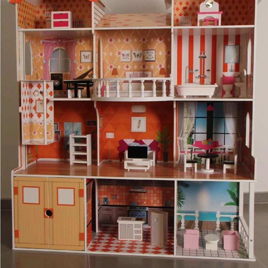 Wooden Doll House TX1283 - image 2