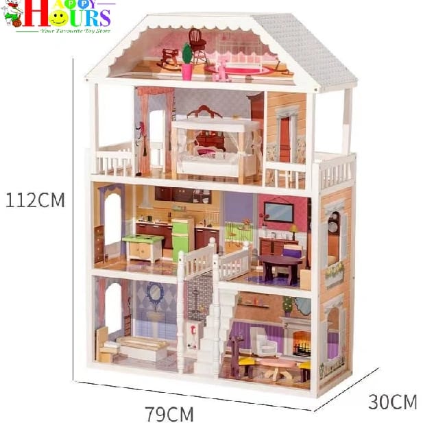 Wooden Doll House Tx0037
