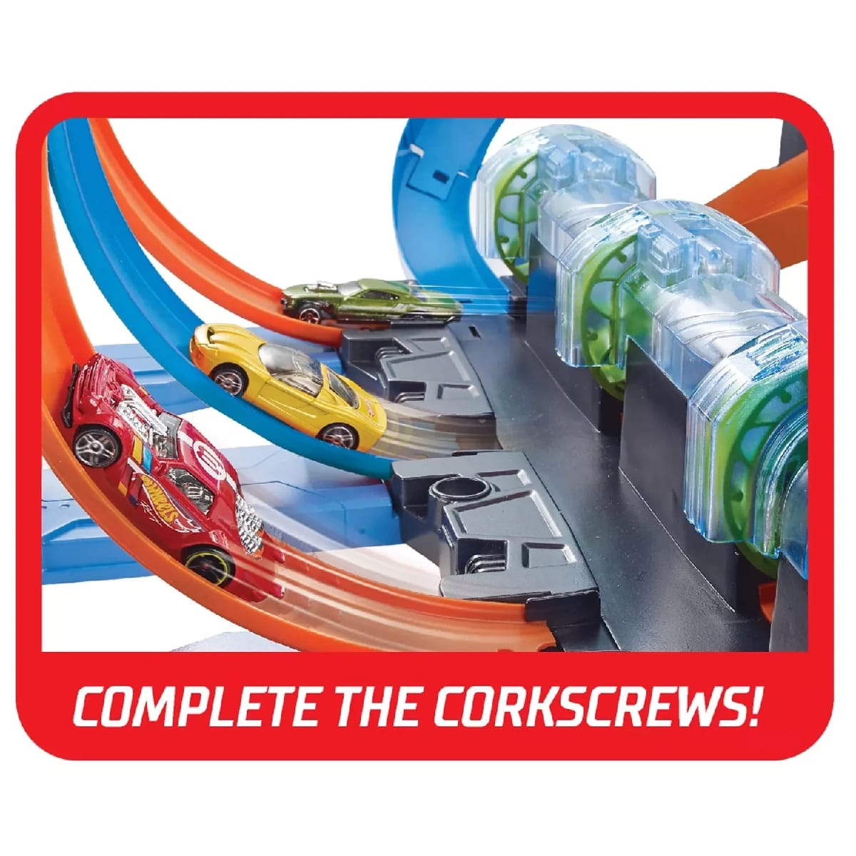 HOT WHEELS Corkscrew Crash Track Set Toy FTB65 - image 3