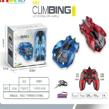 REMOTE CONTROL WALL CLIMBING RECHARGEABLE CAR TOY - image 2