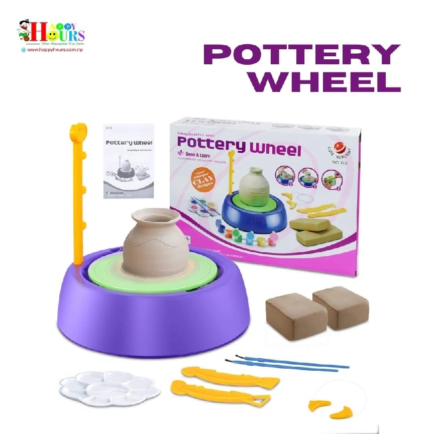 POTTERY WHEEL CLAY DIY TOY FOR CHILDREN - image 5