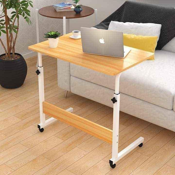 Large (60*40) Study Mobile Laptop Desk Adjustable Height Computer - image 1