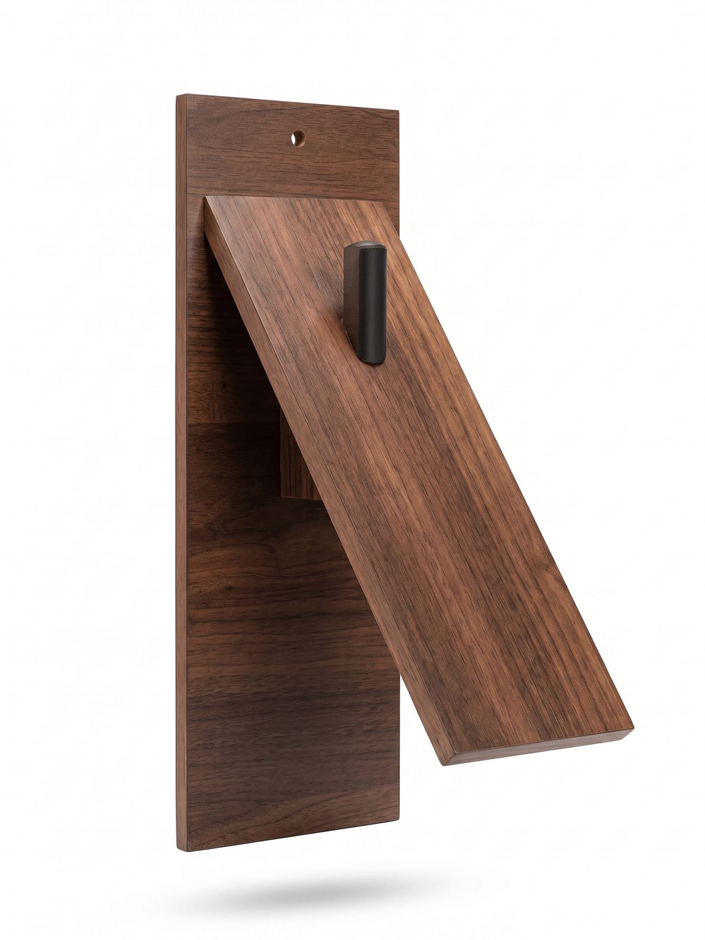 Wooden Helmet Holder for Home Wall Hanging Strong Helmet stand With Key hanger Best for Home and Small Office. - image 1