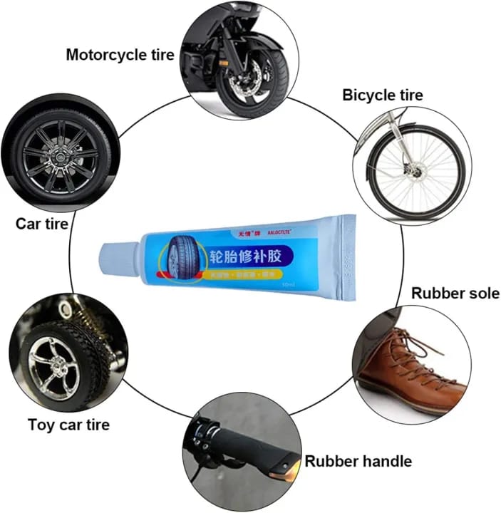 Tire Repair Adhesive, 30l Waterproof Bicycle Tire External Adhesive | Tire Adhesive, Tread, Sidewall, Tyre, Strong Adhesive, Rubber Adhesive, Tire Repair Adhesive, Waterproof, Bicycle Tire Repair - image 2