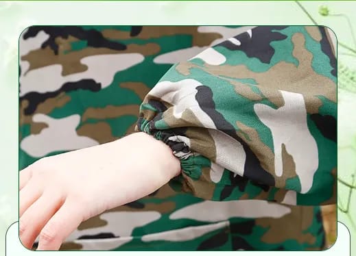 Anti Bee Suit Beekeeping Protective Hooded Jacket Veil Smock Breathable Mesh Protective Clothing Beekeeper Preventing Bee Bites - image 3