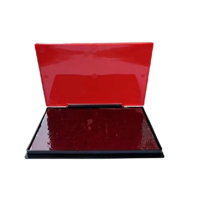 Red Stamp Pad For All Types Of Stamps - image 2