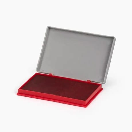 Red Stamp Pad For All Types Of Stamps - image 3