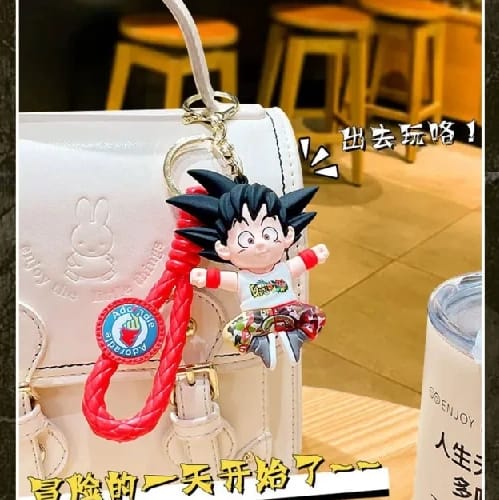 Anime DragonBall Z Cartoon Keychain Son Goku Master Roshi Keyring Pendant Kids - image 4