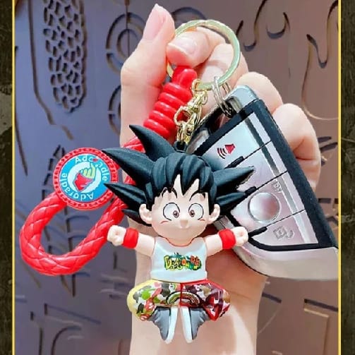 Anime DragonBall Z Cartoon Keychain Son Goku Master Roshi Keyring Pendant Kids - image 1
