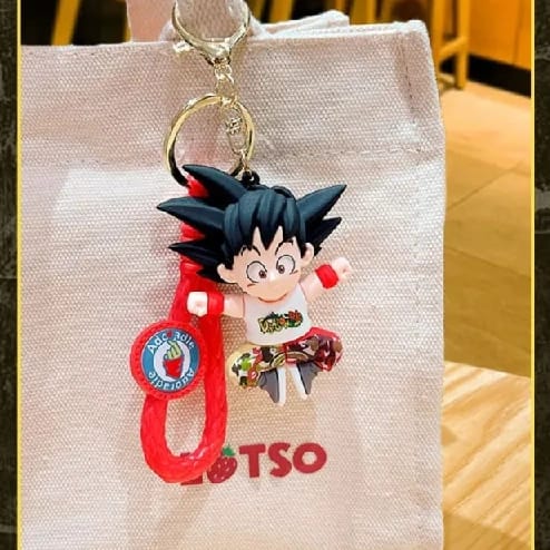 Anime DragonBall Z Cartoon Keychain Son Goku Master Roshi Keyring Pendant Kids - image 3