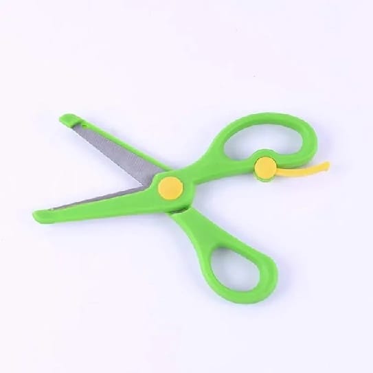 Kids Children Left & Right Handed Scissors Craft Paper Cutting Safety Tool ( Color May Vary ) - image 2