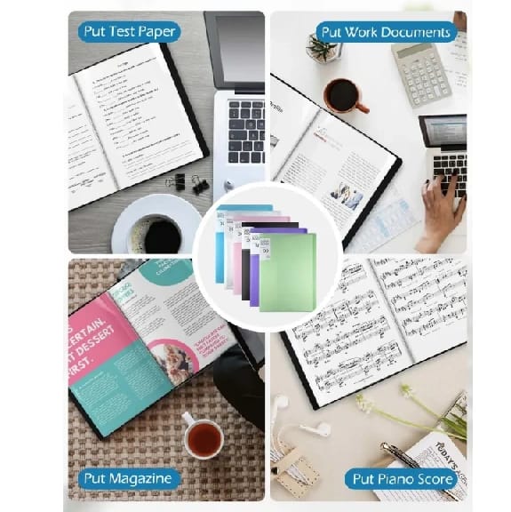 30 Pocket A4 Display File ( Color May Vary ) - image 4