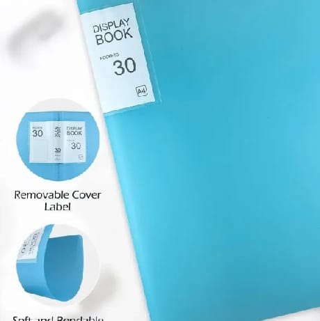 30 Pocket A4 Display File ( Color May Vary ) - image 3