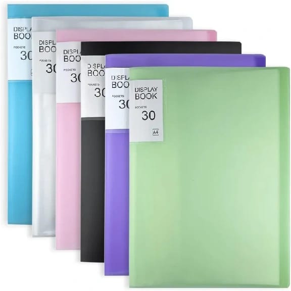 30 Pocket A4 Display File ( Color May Vary ) - image 1