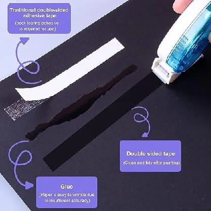 Glue Tape Roller Double Sided Adhesive Tape Roller. - image 3