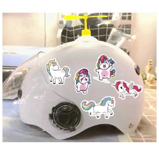 10 Pieces Different Unicorn Stickers Girls Unicorn Kawaii Sticker Unicorn Sticker For Laptop, Cars, Motorcycle, Bike, Skateboard, Luggage, Suitcase, DIY Party Supplies - image 4