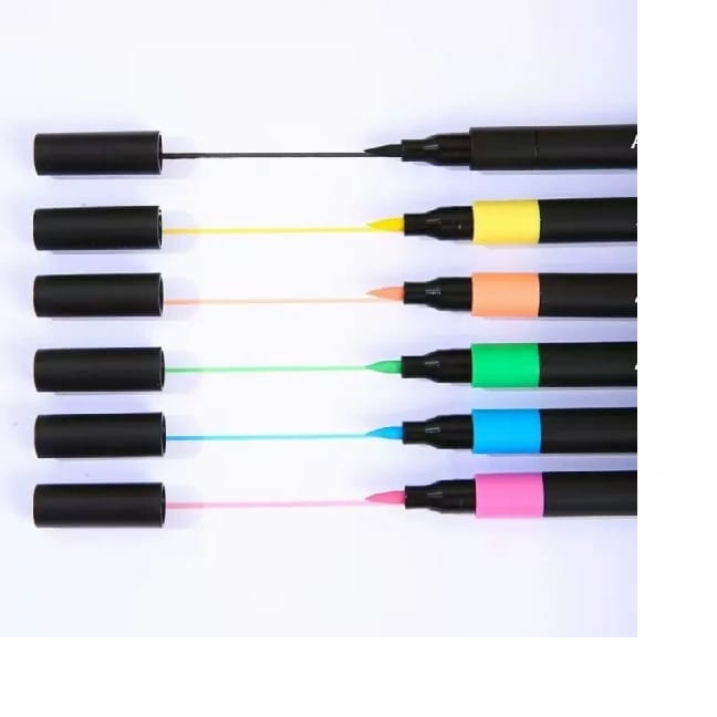 24 Color Acrylic Paint Marker (Waterproof, Smudge Proof Colorful Sketch Pens,) - image 4
