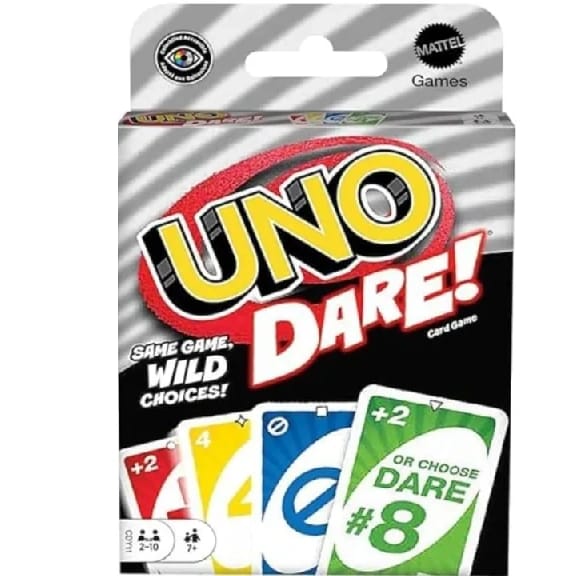 ARCADE GAMES U.N.O Dare Cards Game Play With Family And Friends And Ideal For Parties, Travel, And Family Gatherings (Pack Of 1)By Sunrise - image 1