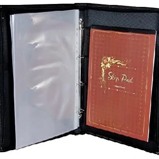 Magpie Document Bag Magpie Executive Series Faux Leather Document Folder 4 Ring Style B4 Size Black - image 2
