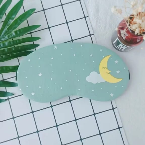 Sleeping Eye Mask With Starry Sky Design, Breathable And Light-Blocking, Made Of Polyester- Blend, Ice/Heat Relax Dual-Use Eye Cover For Men And Women( Color May Vary) - image 3