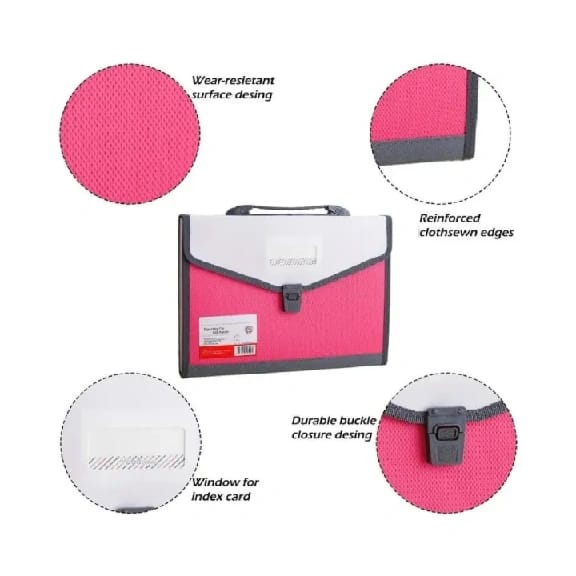A4 Organ Bag, Multi-Layer Folder, Large-Capacity Organizer Bag For Portable Information, Contract Document Bag For Classrooms, Homes, Offices - image 3