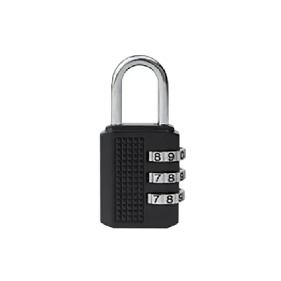 3 Digit Resettable Combination Number Lock Padlock Potable Travel Luggage / Baggage Locks - image 1